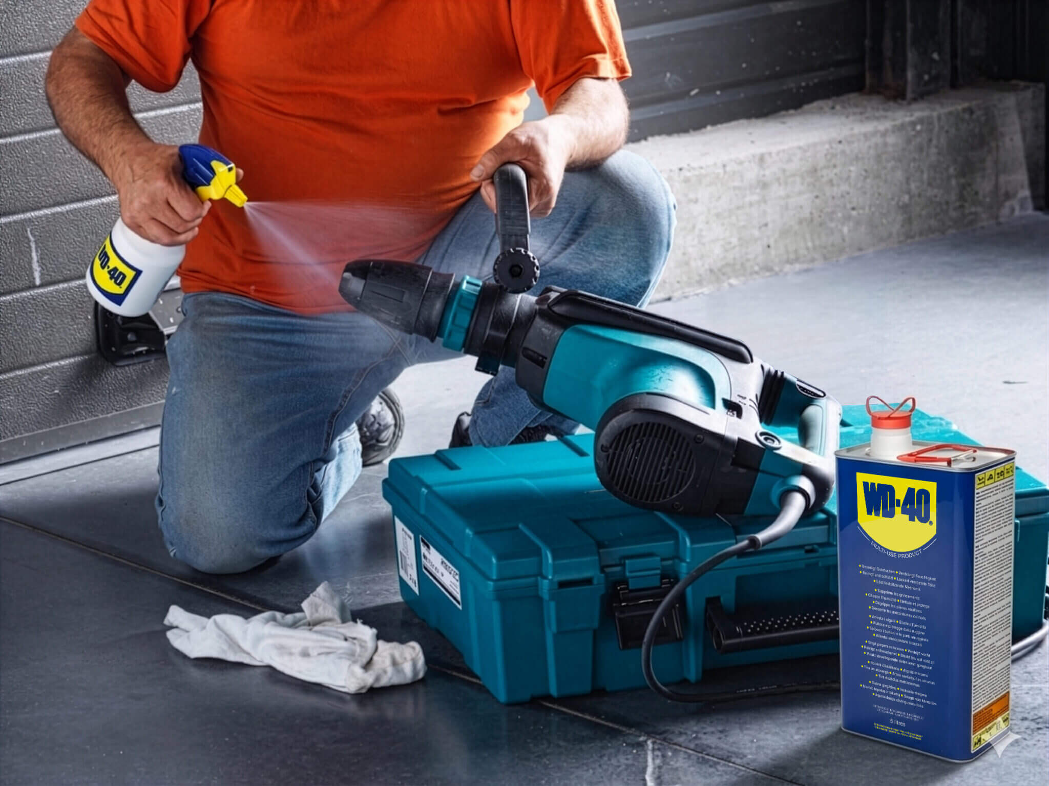 wd 40 multifunktionsprodukt kanister 5l diy