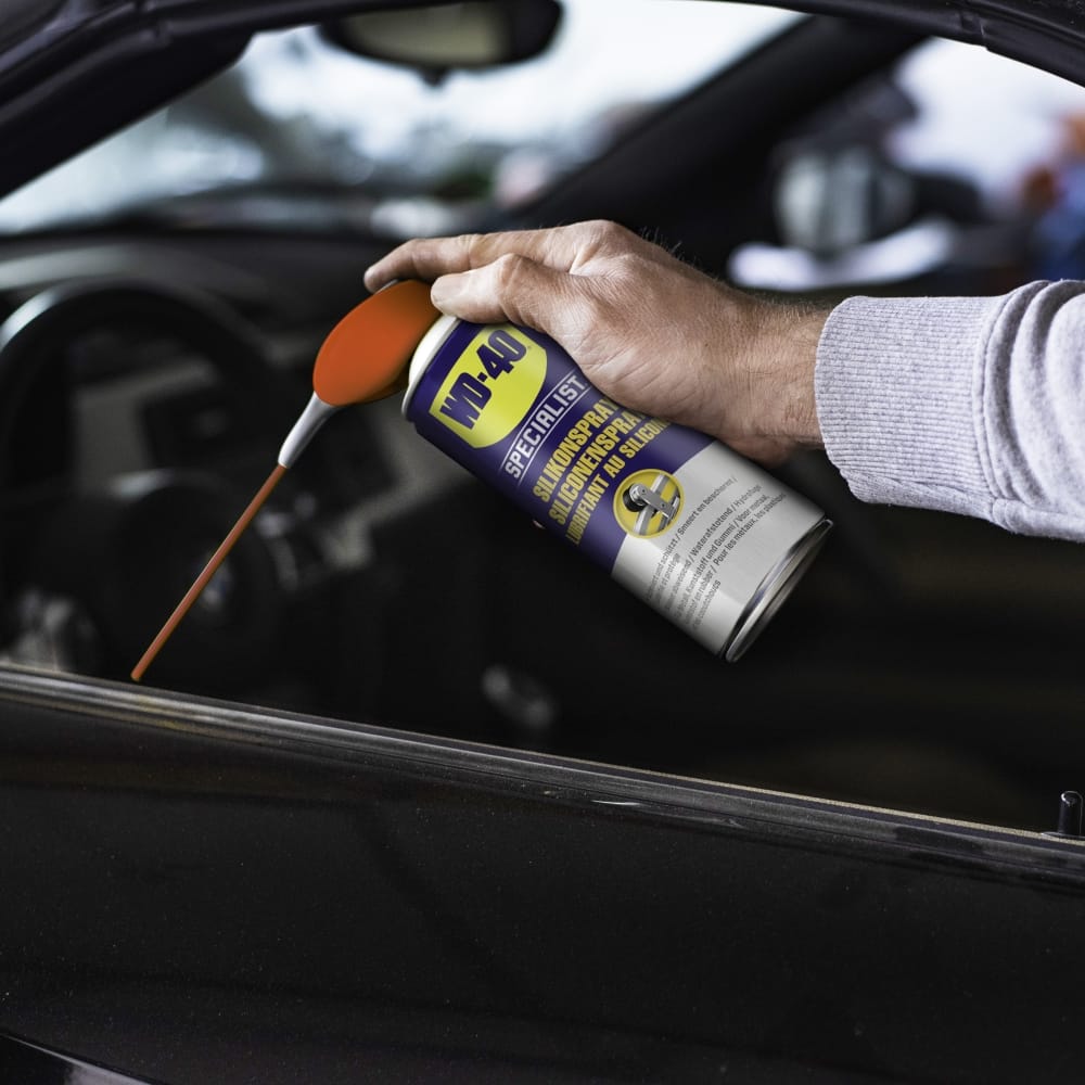 wd 40 specialist silikonspray smart straw gummidichtung schmieren