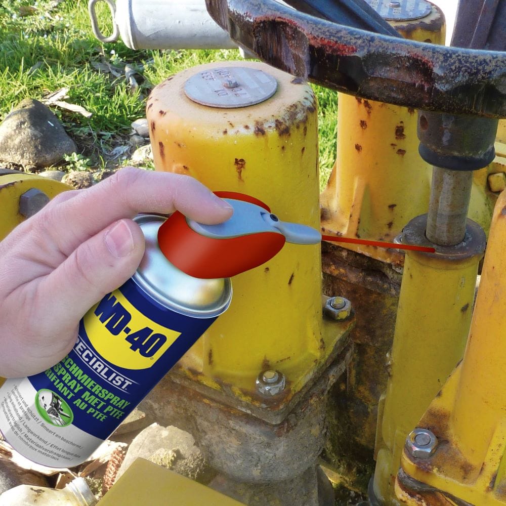 wd 40 specialist ptfe schmierspray smart straw lenkrad schmieren