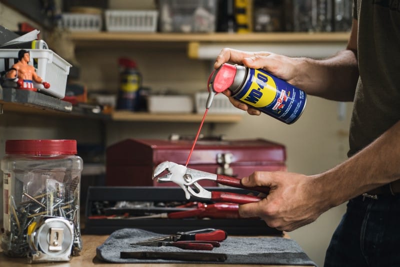 wd 40 multifunktionsprodukt zange