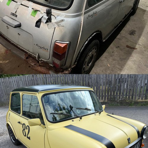 Aus Schrott wird Kult – Die Wiedergeburt eines Mini von 1982