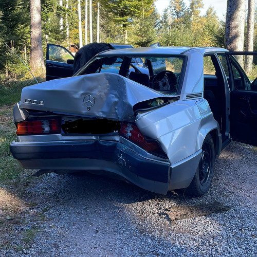 Mercedes 190E Totalschaden