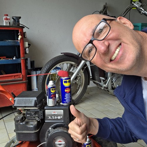 Reinigung & Pflege, natürlich mit WD-40 !
