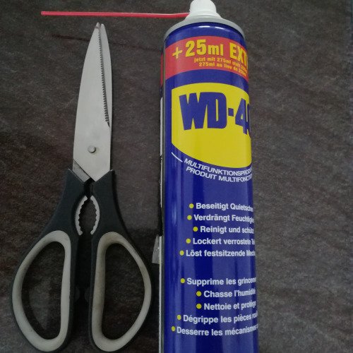 Schere wieder gangbar machen